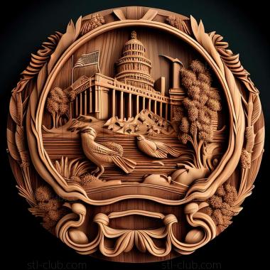 3D мадэль Провиденс в США (STL)